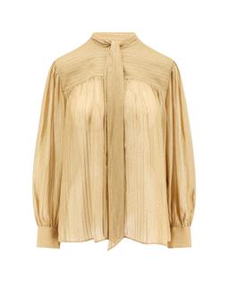 Chloé Silk Shirt With Lurex Details