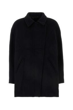 Isabel Marant Black Wool Blend Eveline Coat