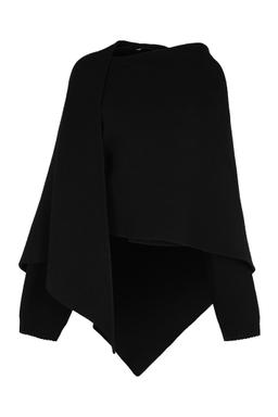 Alberta Ferretti Merino Wool And Cashmere Cape