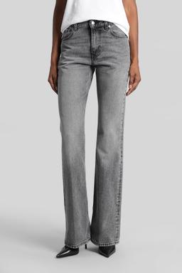 Haikure Flora Flanel Jeans In Grey Denim