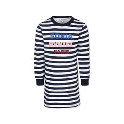 Rykiel Enfant Blue Dress For Girl With Logo