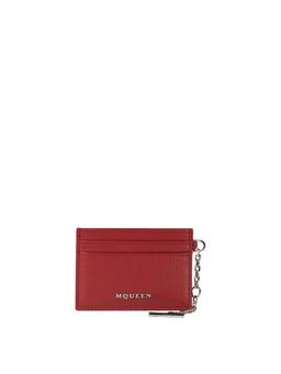 Alexander McQueen Sling Logo Plaque Card Holder