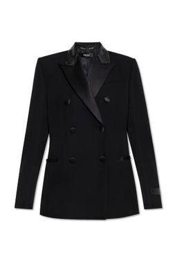 Versace Blazer With Shimmering Appliqués