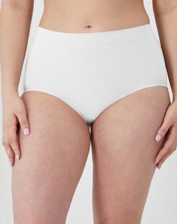 Bali One Smooth U All-Around Smoothing Underwear Brief White 6 Women's