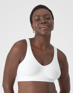 Bali Comfort Revolution ComfortFlex Fit Seamless 2-Ply Wireless Bra White S