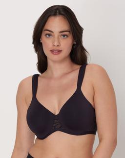 Bali's Coolest Smoothing Underwire T-Shirt Bra Black/Almond 36DDD
