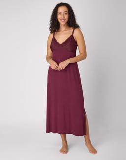 Bali Breathe Sleepwear Gown Midnight Rouge S Women's