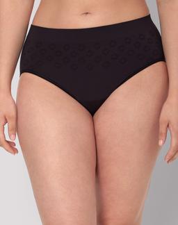 Bali Beautifully Confident Seamless Light Leak & Period Protection Brief Black S Women's