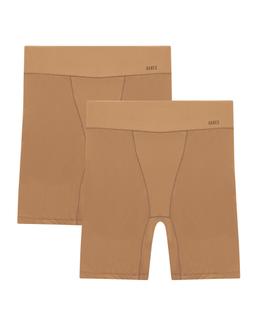 Hanes Moves Women's Anti-Chafe Slip Shorts Warm Almond/Warm