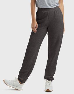 Hanes EcoSmart Women's Fleece Sweatpants with Cinched Cuffs, 30" Slate