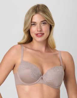 Maidenform Comfort Devotion Your Lift Underwire Bra, Convertible Straps Evening Blush 32A Women's