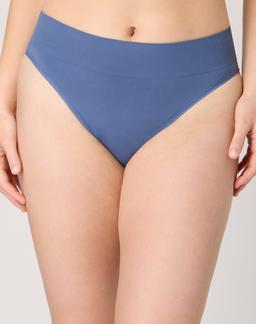 Maidenform M Seamless High Leg Bikini Dungaree Blue S Women's