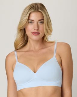 Maidenform Barely There Full Coverage Wireless Bra Collage Blue S Women's