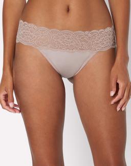 Maidenform All-Over Lace Thong Evening Blush Bloom 5 Women's