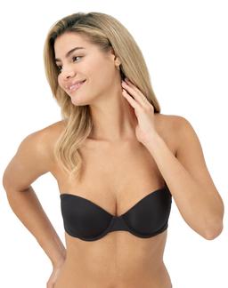 Maidenform Side smoothing Strapless Underwire Bra Black 34A Women's