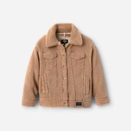 UGG® Women's Frankie Sherpa Trucker Jacket Fleece/Recycled Materials in Brown/,