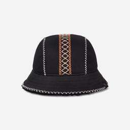 UGG® Women's Atherson Embroidered Hat Sheepskin in Black,