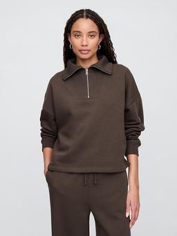 Oversized Quarter-Zip Sweatshirt