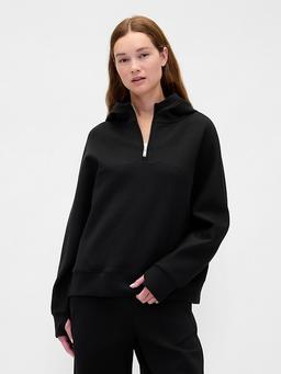 GapFit Oversized Quarter-Zip Hoodie