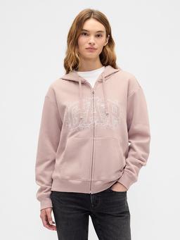 Relaxed Gap Logo Zip Hoodie