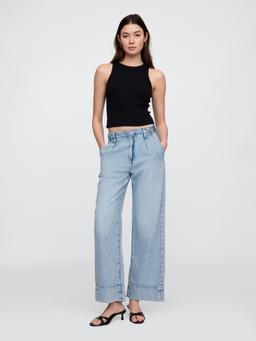 High Rise SuperLight Wide-Leg Jeans
