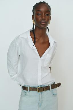 Linen-blend Shirt