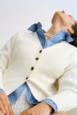 Cardigan with Defined Waist