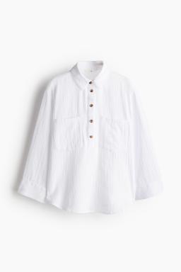 Pullover Muslin Shirt