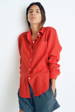 Linen-blend Shirt
