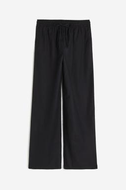 Linen-blend Pants