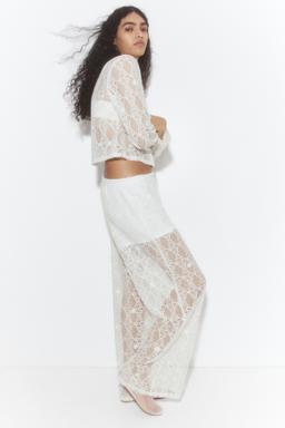 Hole-Patterned Pants