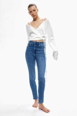High Rise Skinny Leg Jeans