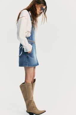 Denim Overall Dress