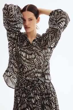 Oversized Cotton Blouse