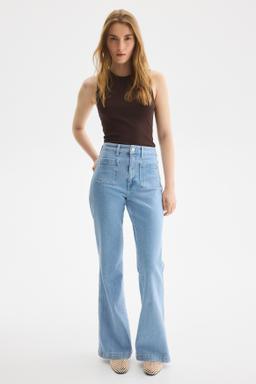 Flared Ultra High Jeans