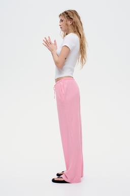 Straight-Leg Drawstring Pants