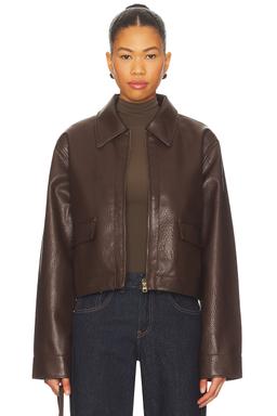 Fianna Faux Leather Jacket