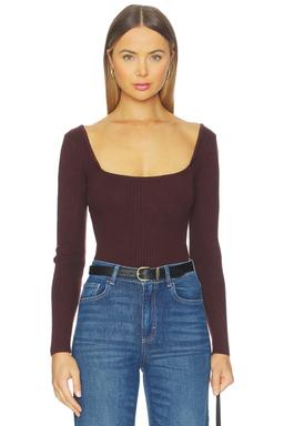Amalia Square Neck Bodysuit