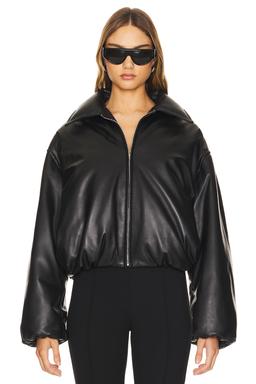 Leather Bomber Jacket
