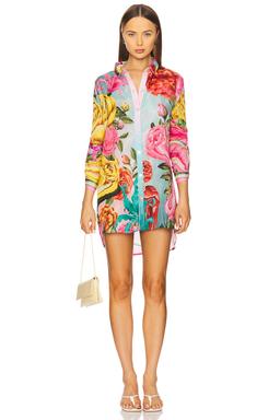 Crystal Mirage Button Up Dress