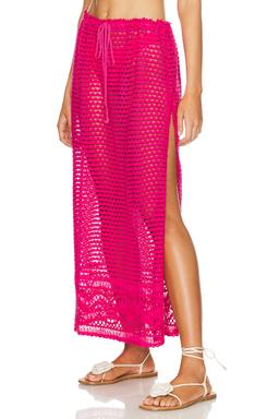 X Revolve Plum Maxi Skirt