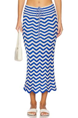 x REVOLVE Mira Midi Skirt