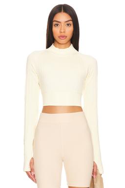 Seamless Cable Knit Top