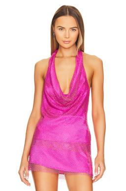 x REVOLVE Niecy Mesh Sparkle Top