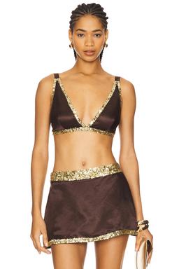 Celene Hand Beaded Bralette