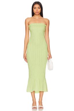 Ruched Strapless Dress
