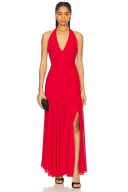 Mave Halter Neck Maxi Dress