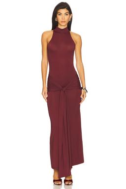 Isadora Maxi Tie Front Dress