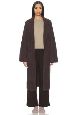 CozyChic Cotton Rib Long Coat