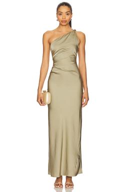 Lunetta Asymmetric Maxi Dress